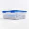 Iris® 6.5gal. Clear Plastic Storage Boxes With Blue Lid, 4 Pack